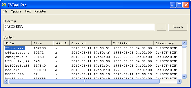 List files to Notepad or Excel.